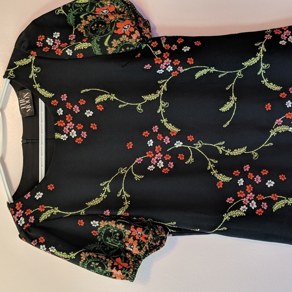 3/25$ The Moon romantic floral print dress size S - Picture 2 of 6